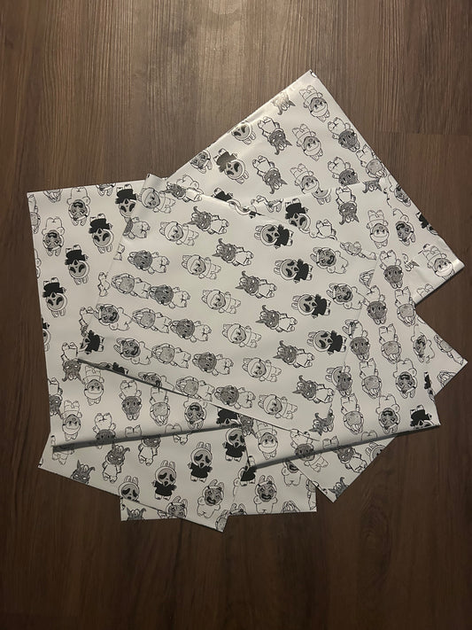 Labubu blind box print